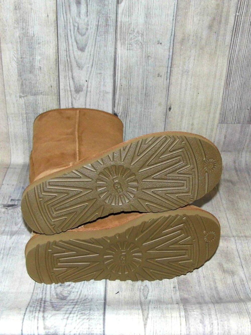 UGG Classic Tall II Chestnut Suede/Sheepskin Boots Womens Size 10 - Picture 2 of 8